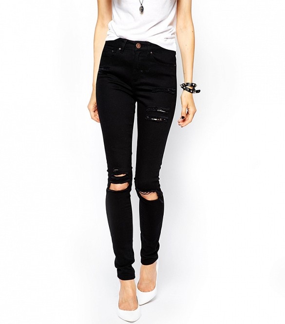 skinny black jeans
