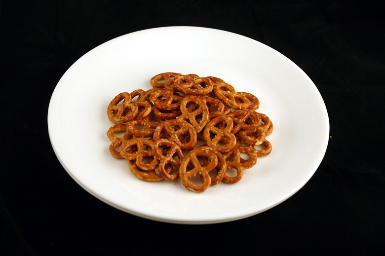 pretzels calorias